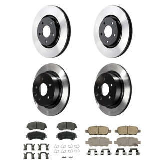 Wagner® - ThermoQuiet™ Front and Rear Brake Kit with Ceramic Pads