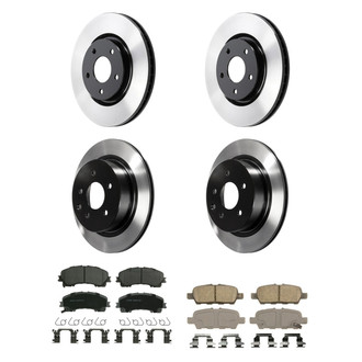 Wagner® - ThermoQuiet™ Front and Rear Brake Kit with Ceramic Pads