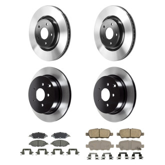 Wagner® - ThermoQuiet™ Front and Rear Brake Kit with Ceramic Pads