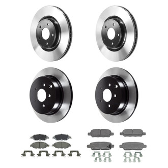 Wagner® - ThermoQuiet™ Front and Rear Brake Kit with Ceramic Pads