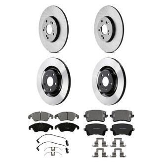 Wagner® - QuickStop® Front and Rear Brake Kit with Semi-Metallic Pads