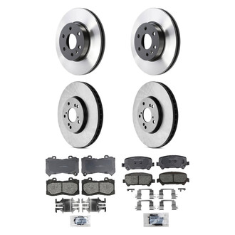 Wagner® - SevereDuty™ Front and Rear Brake Kit with Semi-Metallic Pads