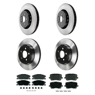 Wagner® - SevereDuty™ Front and Rear Brake Kit with Semi-Metallic Pads