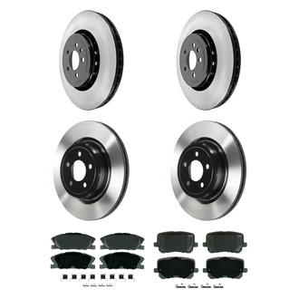 Wagner® - SevereDuty™ Front and Rear Brake Kit with Semi-Metallic Pads