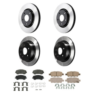 Wagner® - ThermoQuiet™ Front and Rear Brake Kit with Ceramic Pads