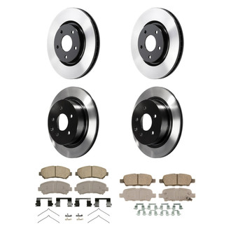 Wagner® - ThermoQuiet™ Front and Rear Brake Kit with Ceramic Pads