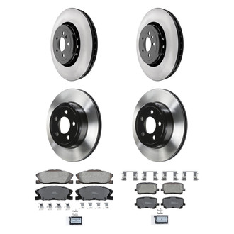 Wagner® - QuickStop® Front and Rear Brake Kit with Semi-Metallic Pads
