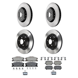 Wagner® - QuickStop® Front and Rear Brake Kit with Semi-Metallic Pads