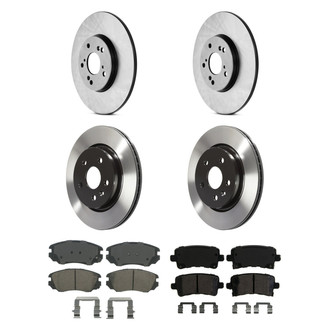 Wagner® - QuickStop® Front and Rear Brake Kit with Ceramic Pads