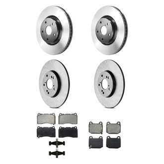Wagner® - QuickStop® Front and Rear Brake Kit with Semi-Metallic Pads