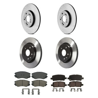 Wagner® - QuickStop® Front and Rear Brake Kit with Ceramic Pads