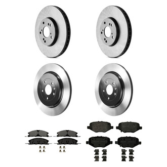 Wagner® - SevereDuty™ Front and Rear Brake Kit with Semi-Metallic Pads