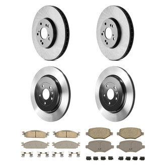 Wagner® - ThermoQuiet™ Front and Rear Brake Kit with Ceramic Pads