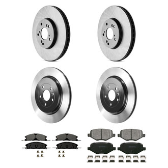 Wagner® - SevereDuty™ Front and Rear Brake Kit with Semi-Metallic Pads