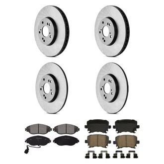 Wagner® - QuickStop® Front and Rear Brake Kit with Ceramic Pads