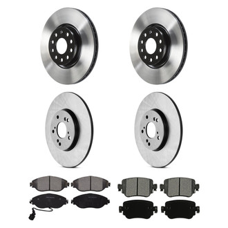 Wagner® - QuickStop® Front and Rear Brake Kit with Ceramic Pads