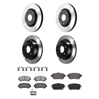 Wagner® - QuickStop® Front and Rear Brake Kit with Ceramic Pads
