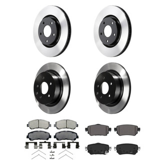 Wagner® - QuickStop® Front and Rear Brake Kit with Ceramic Pads