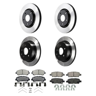 Wagner® - QuickStop® Front and Rear Brake Kit with Ceramic Pads