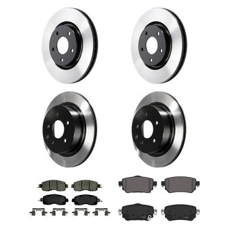 Wagner® - QuickStop® Front and Rear Brake Kit with Ceramic Pads