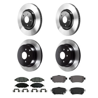 Wagner® - QuickStop® Front and Rear Brake Kit with Ceramic Pads