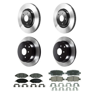 Wagner® - QuickStop® Front and Rear Brake Kit with Ceramic Pads
