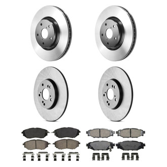 Wagner® - QuickStop® Front and Rear Brake Kit with Ceramic Pads