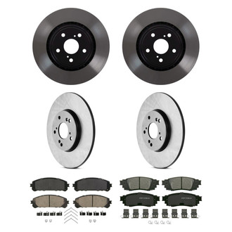 Wagner® - QuickStop® Front and Rear Brake Kit with Ceramic Pads