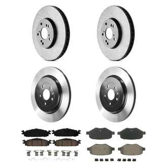 Wagner® - QuickStop® Front and Rear Brake Kit with Ceramic Pads