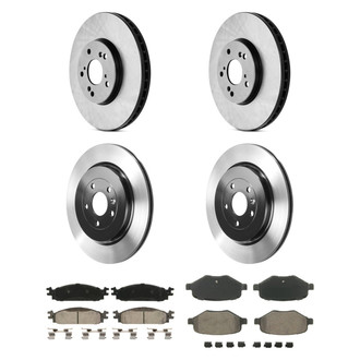 Wagner® - QuickStop® Front and Rear Brake Kit with Ceramic Pads