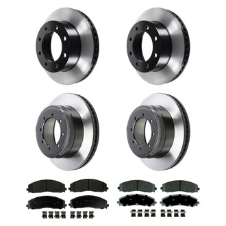 Wagner® - ThermoQuiet™ Front and Rear Brake Kit with Semi-Metallic Pads