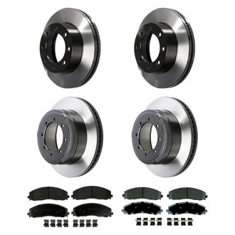 Wagner® - ThermoQuiet™ Front and Rear Brake Kit with Semi-Metallic Pads