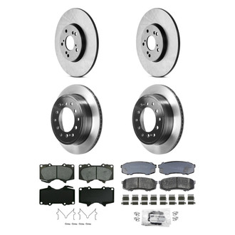 Wagner® - SevereDuty™ Front and Rear Brake Kit with Semi-Metallic Pads
