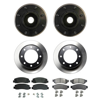 Wagner® - QuickStop® Front and Rear Brake Kit with Semi-Metallic Pads