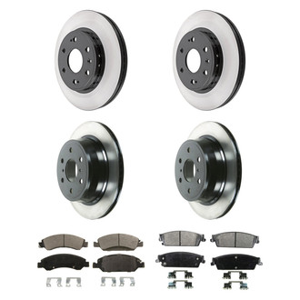 Wagner® - SevereDuty™ Front and Rear Brake Kit with Semi-Metallic Pads