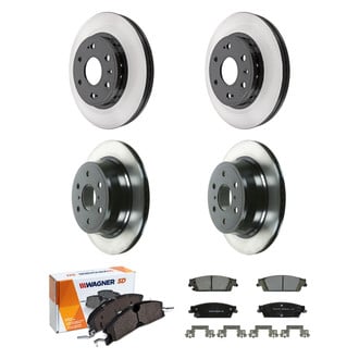 Wagner® - SevereDuty™ Front and Rear Brake Kit with Semi-Metallic Pads