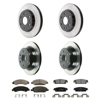 Wagner® - SevereDuty™ Front and Rear Brake Kit with Semi-Metallic Pads
