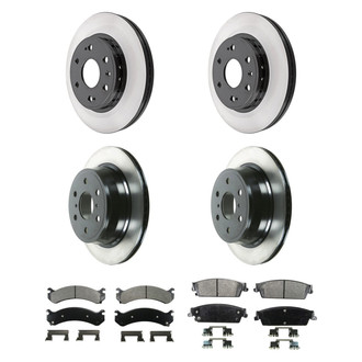 Wagner® - SevereDuty™ Front and Rear Brake Kit with Semi-Metallic Pads