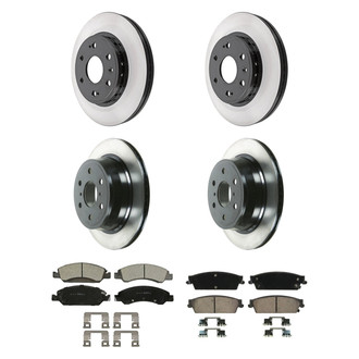 Wagner® - QuickStop® Front and Rear Brake Kit with Ceramic Pads