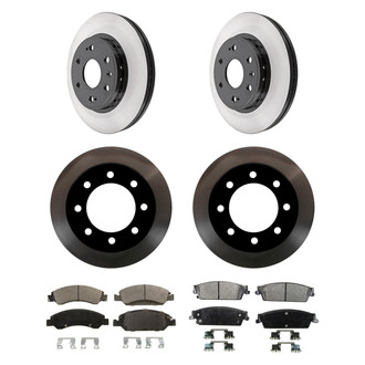 Wagner® - SevereDuty™ Front and Rear Brake Kit with Semi-Metallic Pads
