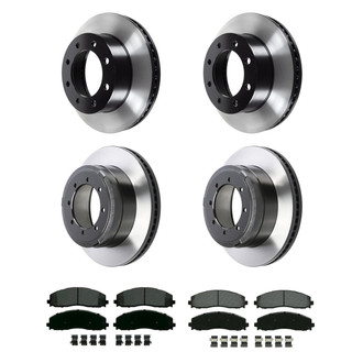 Wagner® - SevereDuty™ Front and Rear Brake Kit with Semi-Metallic Pads
