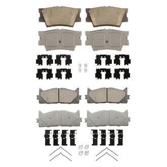 Wagner® - ThermoQuiet™ Ceramic Front and Rear Disc Brake Pad Set