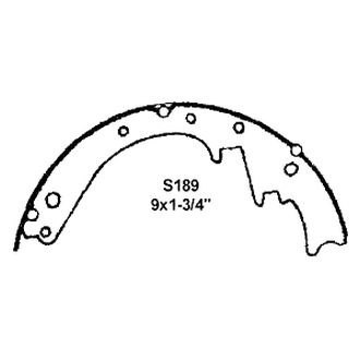Wagner® - QuickStop™ Rear Drum Brake Shoes