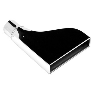 Walker® - Steel Driver Side Camaro Style Rectangular Buffed and Polished Exhaust Tip