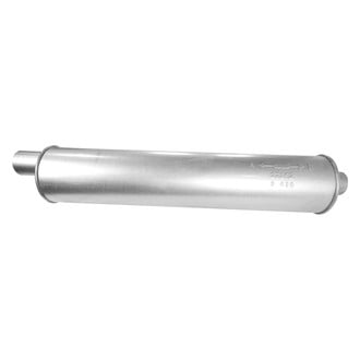Walker® - SoundFX™ Steel Round Aluminized Exhaust Muffler (2.5" Offset ID, 2.5" Offset OD, 29" Length)
