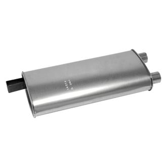 Walker® - SoundFX™ Steel Oval Aluminized Exhaust Muffler (2" Offset ID, 2" Offset OD, 21" Length)