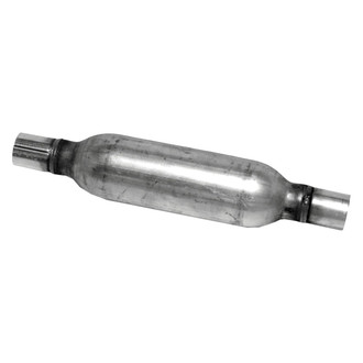 Walker® - SoundFX™ Stainless Steel Round Aluminized Exhaust Resonator (1.75" ID, 1.68" OD, 10" Length)