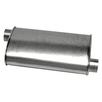 Walker® - SoundFX™ Steel Oval Aluminized Exhaust Muffler (2.25" Offset ID, 2.25" Offset OD, 15" Length)