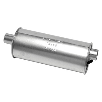 Walker® - SoundFX™ Steel Round Aluminized Exhaust Muffler (2" Offset ID, 2" Offset OD, 15" Length)