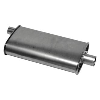 Walker® - SoundFX™ Steel Oval Aluminized Exhaust Muffler (1.75" Center ID, 1.75" Offset OD, 16" Length)